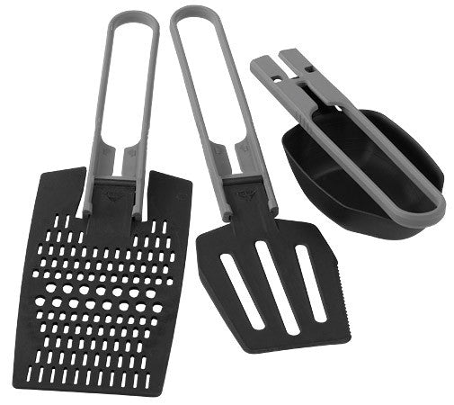 MSR Alpine Utensil Set - Lightweight Camping Cookware Kit with Spork, Knife & Spoon for Backpacking, Hiking & Outdoor Adventures