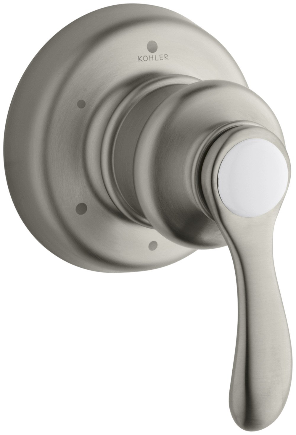 KOHLER K-T12189-4-BN Bathroom Faucet - Brushed Nickel Finish, Single Handle Deck Mount for Sink - Perfect for Modern Home & Commercial Use