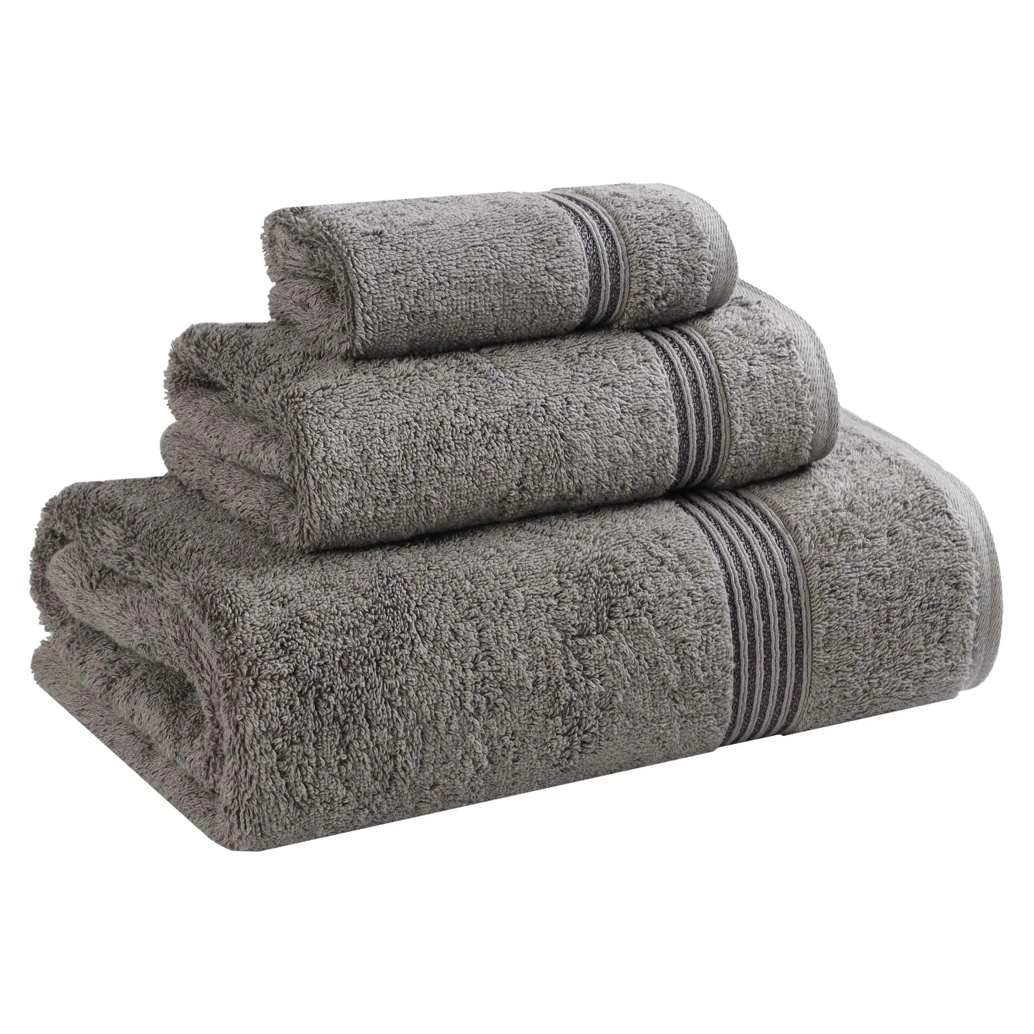 Premium Egyptian Cotton Plush 3-Piece Luxury Bath Towel Set - Ultra Absorbent & Soft for Spa, Bathroom & Hotel Use