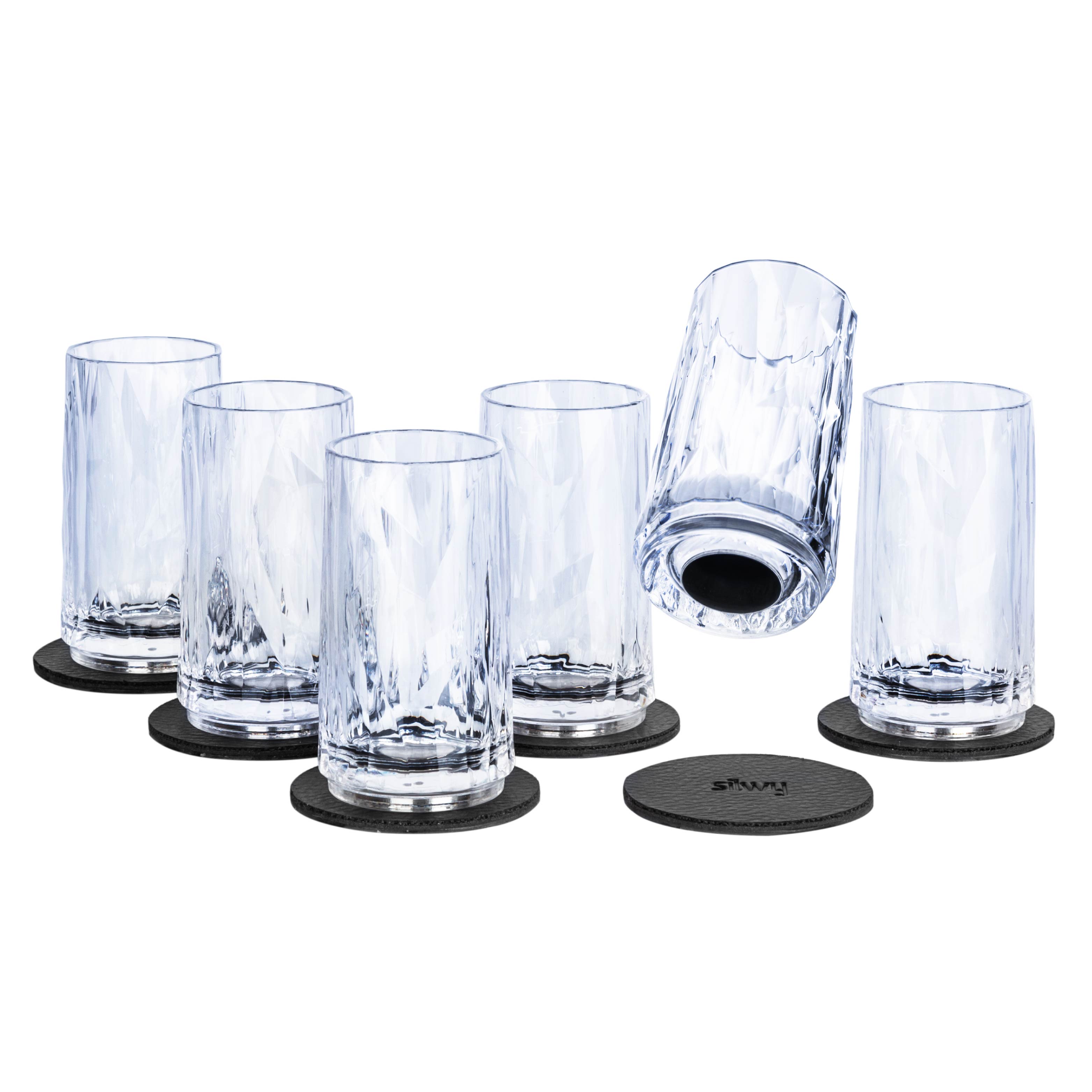 Premium Plastic Shot Glasses with Magnetic Base - Perfect for Parties, Bars, and Home Entertaining