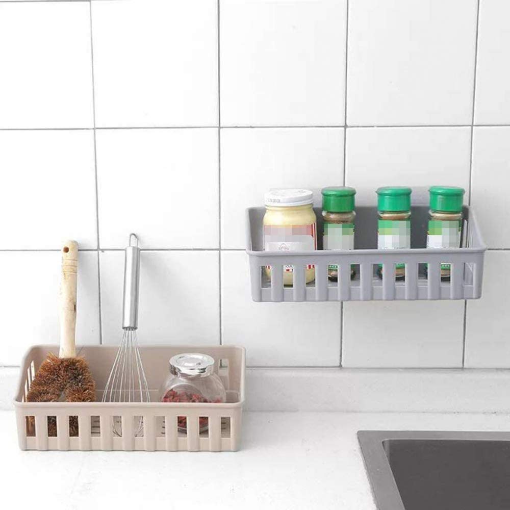 Wall-Mounted Bathroom Shelf - Shower & Kitchen Storage Organizer for Home