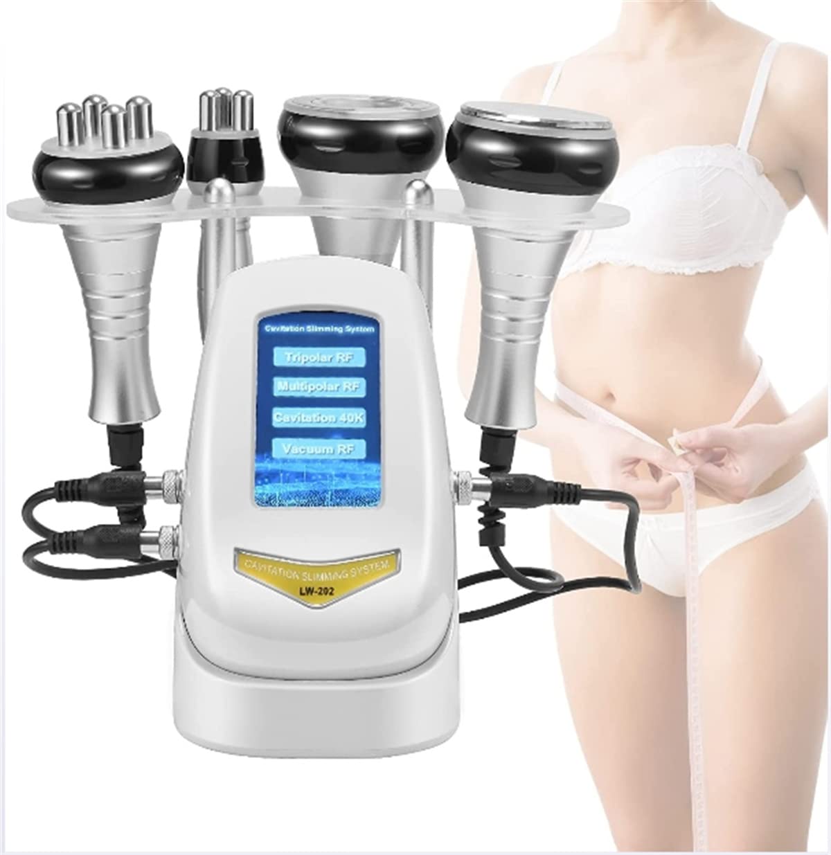 4 in 1 Body Sculpting & Facial Care Machine - Portable Cavitation Beauty Device for Skin Firming, Wrinkle Removal & Cellulite Reduction - Perfect for Home Spa & Professional Salon Treatments