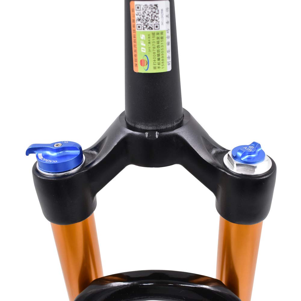 **DFS 1.55KG Air Suspension MTB Fork - 27.5/26/29 Inch QR 9x100 - Remote & Manual Lock for Mountain Biking - Perfect for Trail Riding & Downhill Adventures**