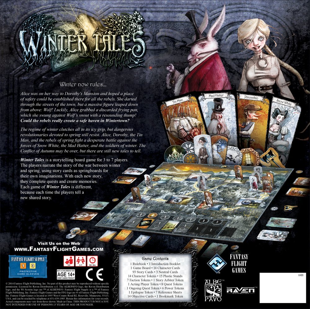 Fantasy Flight Games Winter Tales - Adventure Board Game for Family & Friends | Perfect for Holiday Gatherings & Cozy Game Nights
