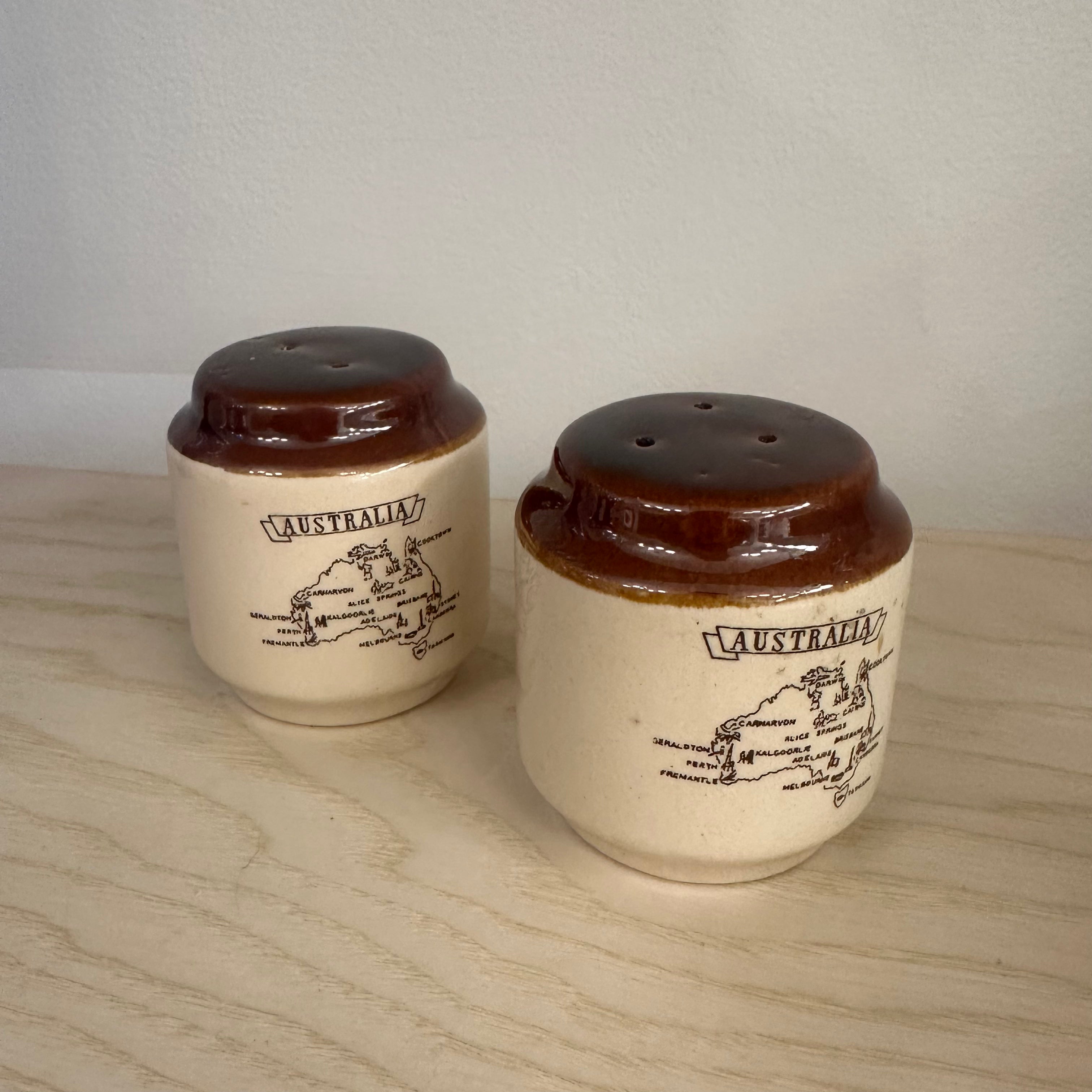 Premium Stainless Steel Salt and Pepper Shakers Set - Australian Made - Perfect for Kitchen, Dining Table & BBQ Outdoor Use