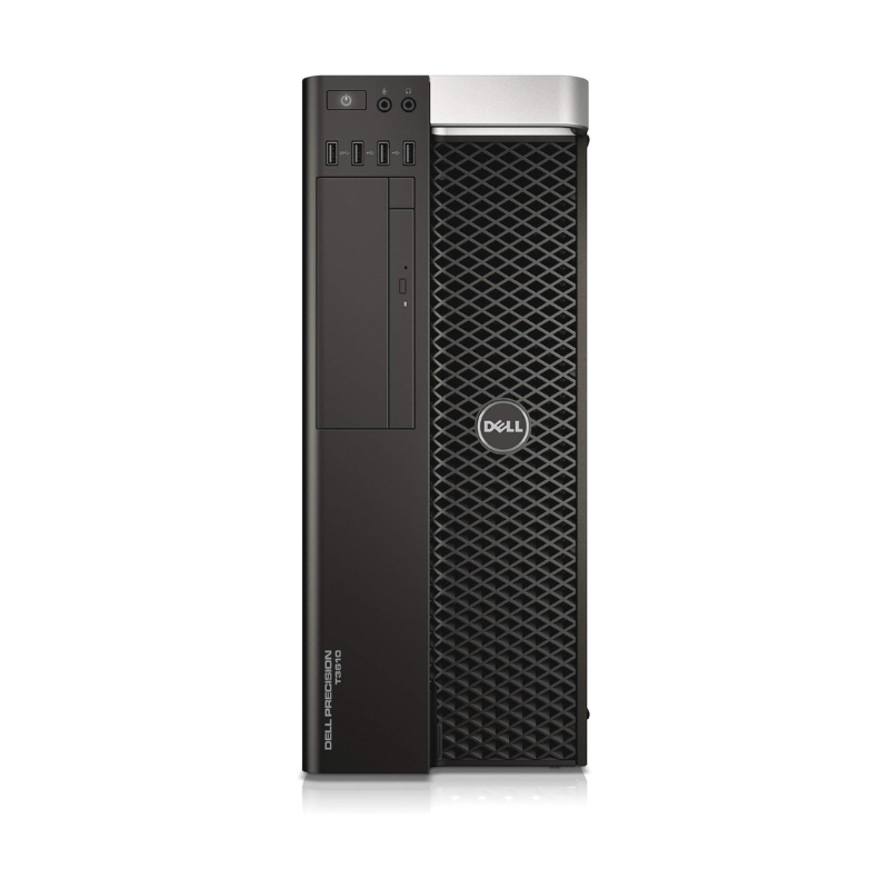 Dell Precision T3610 Desktop PC - Intel Xeon E5-1650v2, 16GB RAM, 256GB SSD, NVIDIA GT710, DVD Drive, Windows 11 Pro - Perfect for CAD, Video Editing & Business Workstations