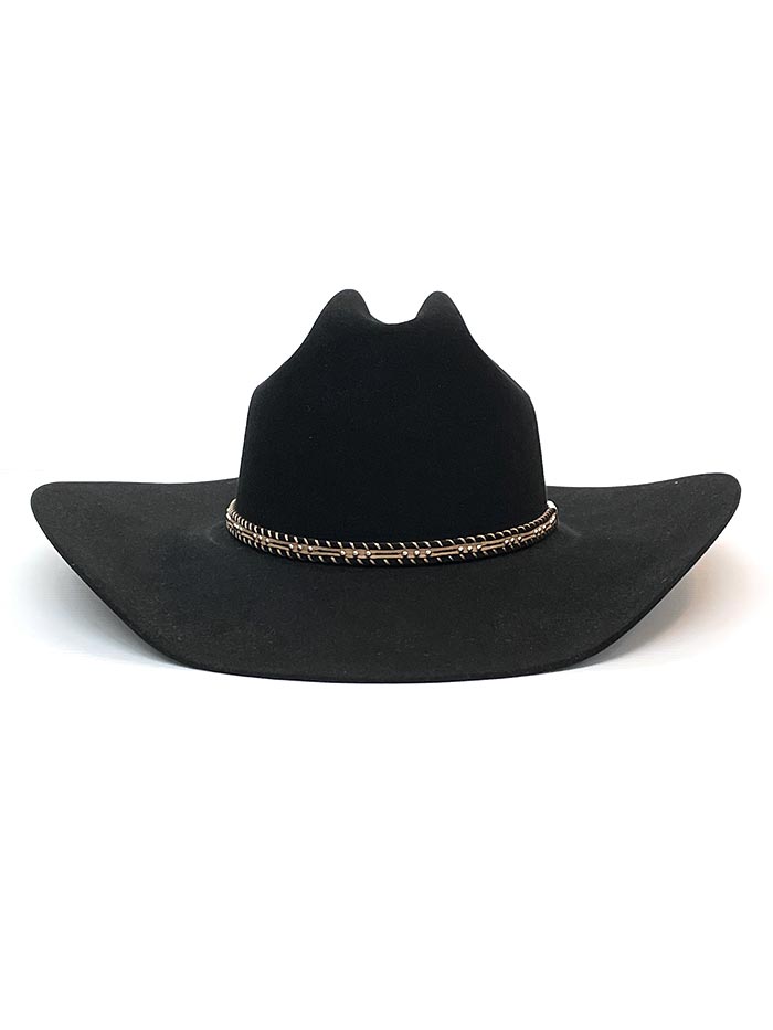 Resistol George Strait Saddlebrook 6X Black Felt Cowboy Hat for Men - Western Rodeo, Country Music Concerts & Outdoor Events