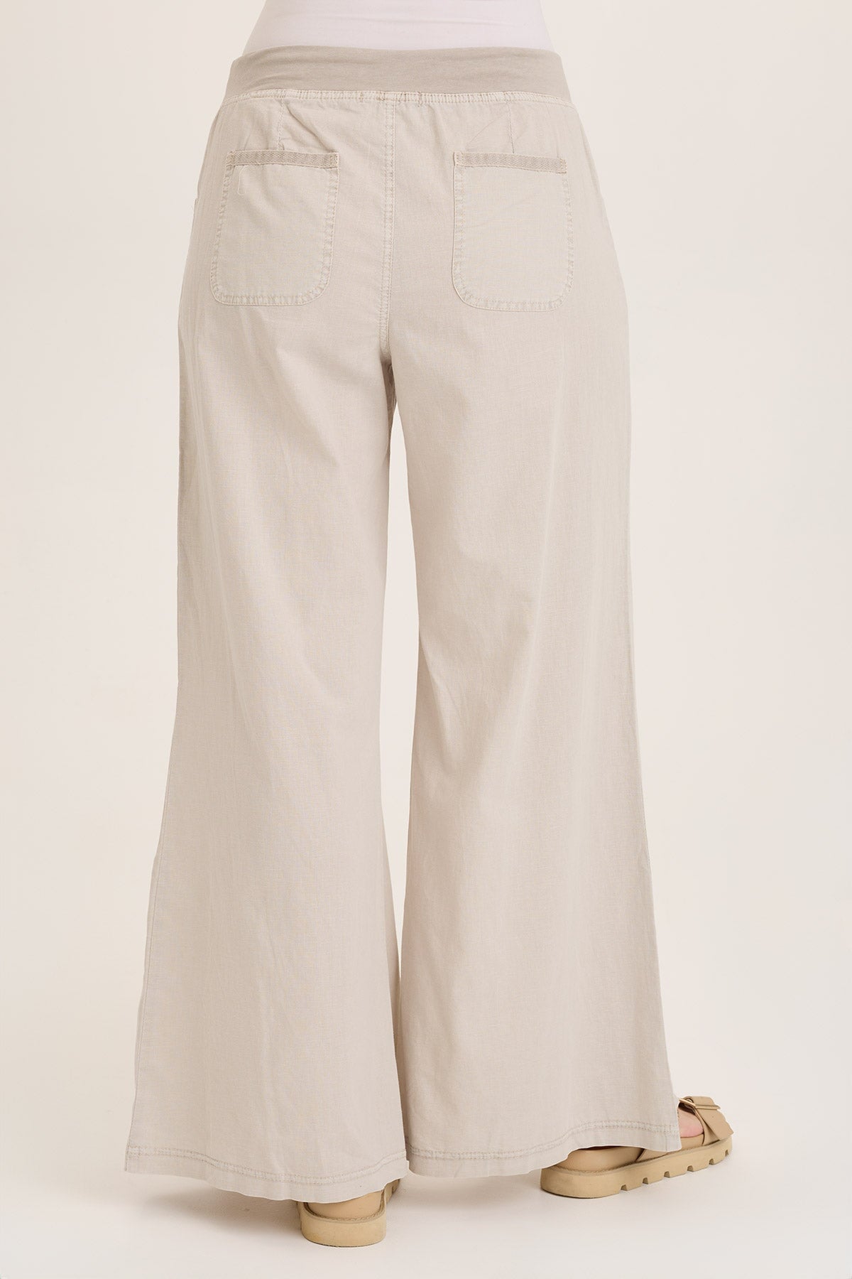 Zorba Linen Ultra Wide Leg Pants for Women - Breathable High Waisted Palazzo Pants - Perfect for Summer, Beach, Yoga & Boho Fashion
