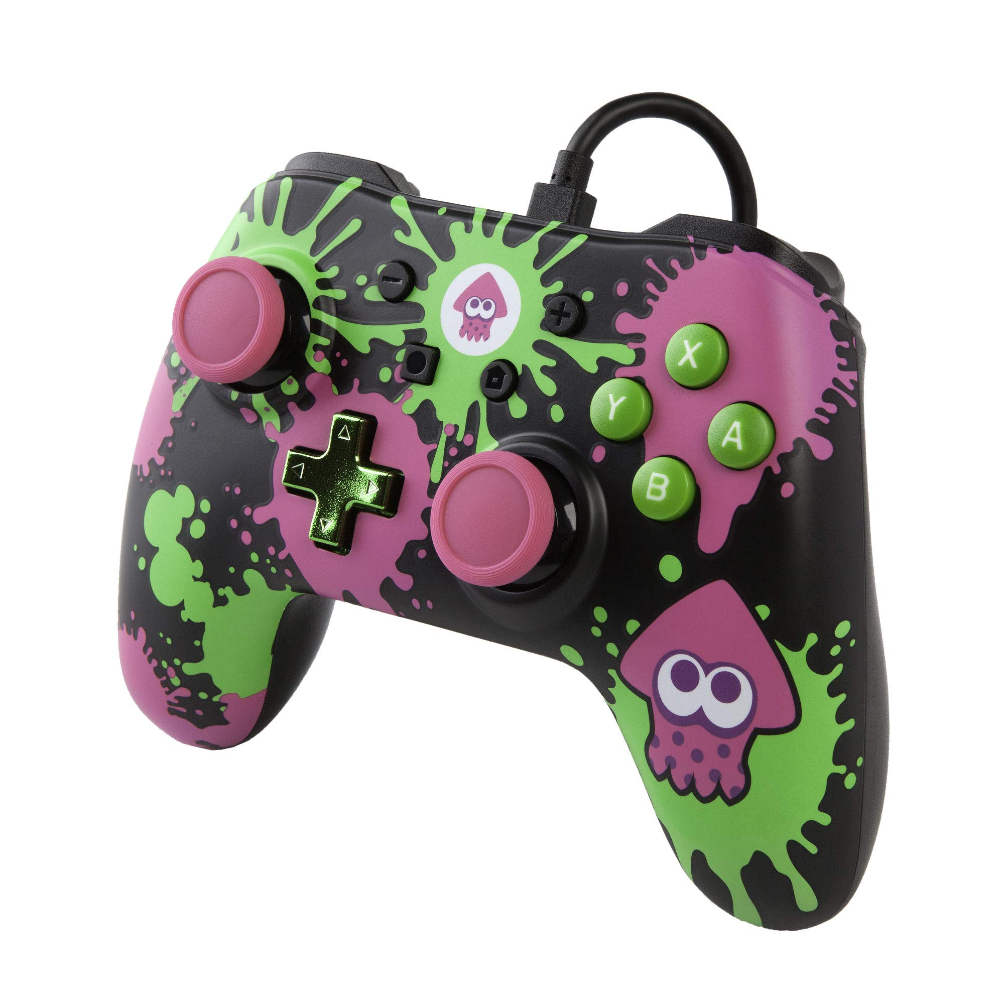 iConic Nintendo Switch Pro Controller - Splatoon Edition for Enhanced Gaming Experience | Perfect for Multiplayer, Competitive Play & Long Gaming Sessions