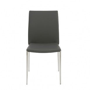 Euro Style Diana Stacking Chair - Modern Metal Frame Stackable Dining Chairs for Kitchen, Restaurant & Outdoor Use - Set of 4