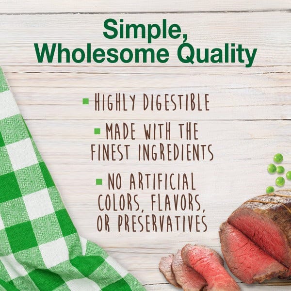 Nylabone Healthy Edibles Roast Beef Flavor Small Dog Chews - Tasty Dental Treats for Teething Puppies & Small Breed Dogs