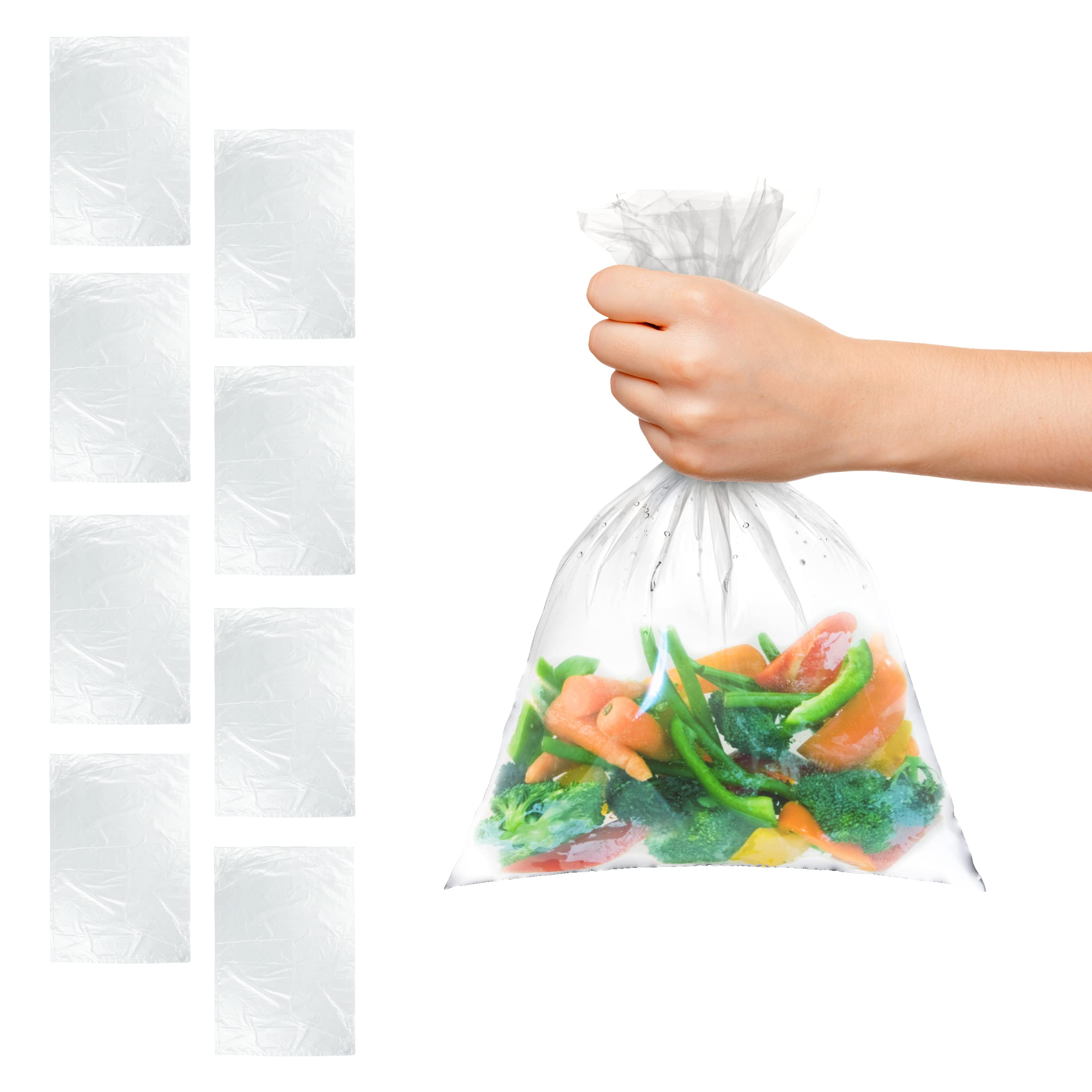 APQ 1000 Pack Leak Proof Bags with EVA Additive 6x12 Inches | 1.40 Mil Polyethylene Storage Bags | Clear Plastic Bags for Industrial, Food Service & Medical Use | Perfect for Packaging, Storing & Organizing | Ideal for Restaurants, Laboratories & Retail Businesses