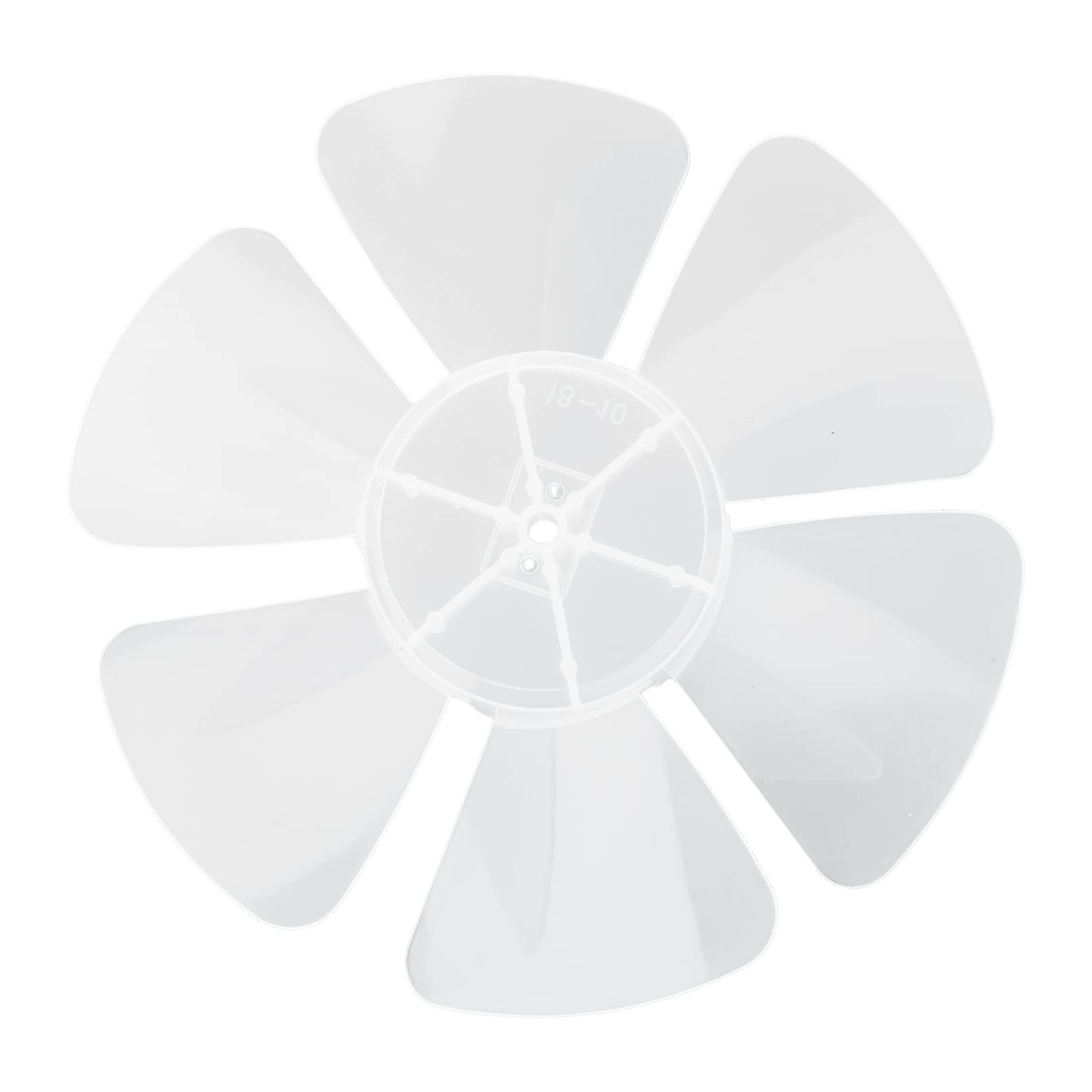 TiaoBug 3 or 6 Leaves Universal Plastic Fan Blade Replacement - Compatible with Pedestal Fan, Stand Fan & Table Fan - Type A One Size - Perfect for Home, Office & Outdoor Cooling
