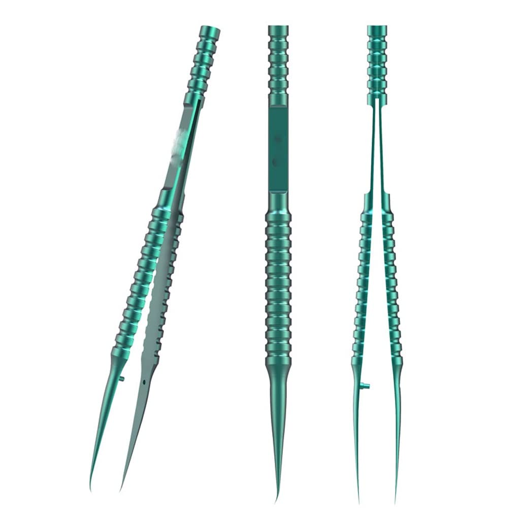 Precision Alloy Fingerprint Tweezers for iPhone & Android Phone Repair, BGA Chip Removal - Professional Electronics Repair Tools for Motherboard, PCB & Micro Soldering Work