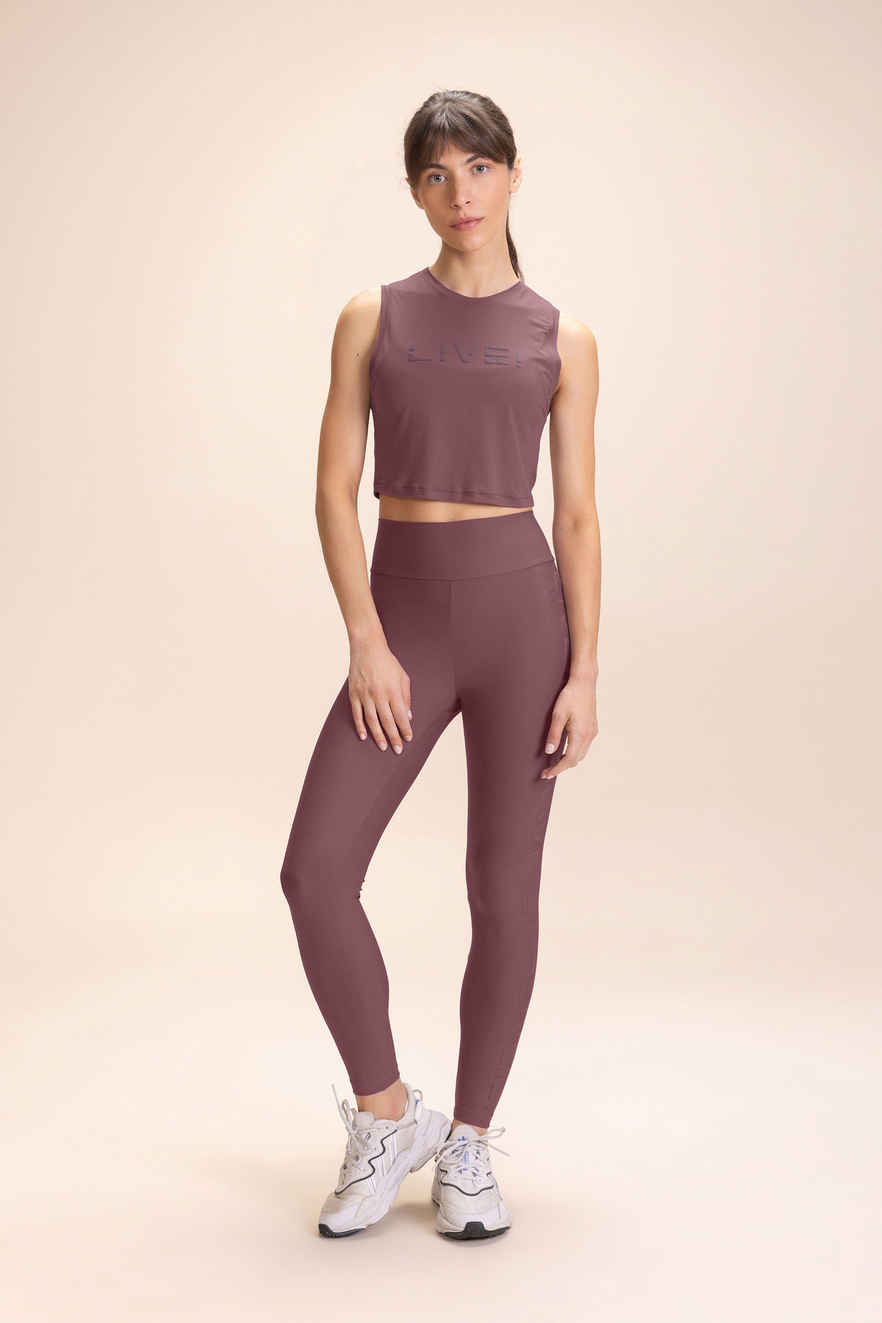LIVE! Comfort Crop Tank Top for Women - Soft Breathable Summer Workout Top - Perfect for Yoga, Running & Gym