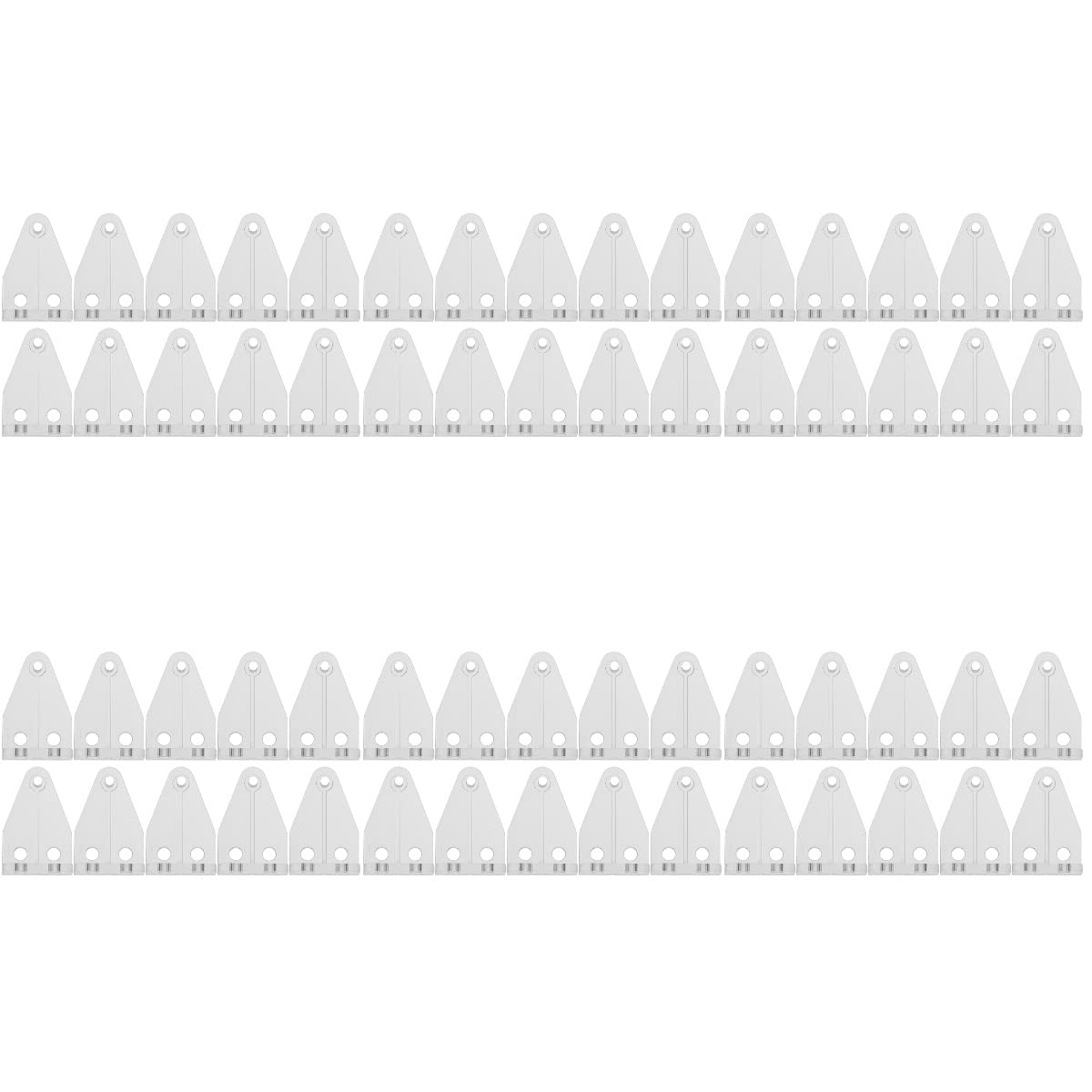 VICASKY 240 Pcs Blind Hold Down Brackets - Heavy Duty Venetian Blind Fixing Hooks for Window Curtain Rods - Durable Curtain Accessories for Home & Office Use