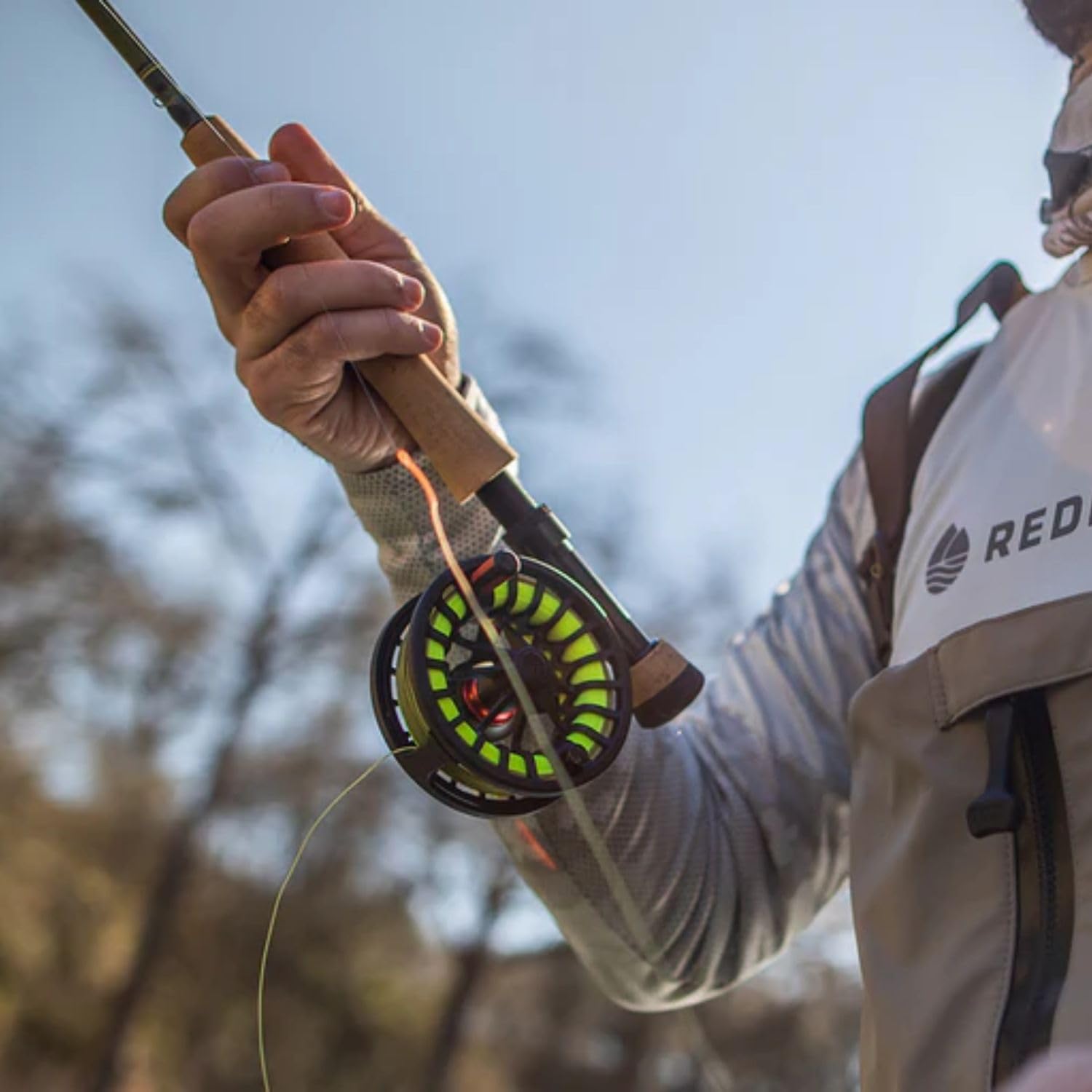 Redington Fly Fishing Starter Kit - Complete Fly Rod, Reel, Line & Carrying Case Combo for Beginners | Perfect for Trout Fishing in Rivers & Streams