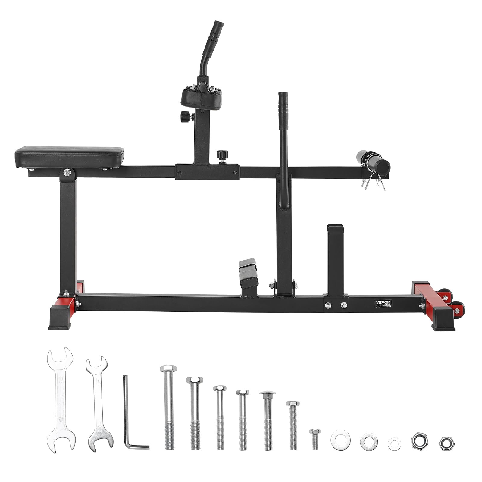 VEVOR Seated Calf Machine 440 LBS Capacity - Home Gym Calf Raise Equipment for Leg Workouts - Lower Body Strength Training with 1/2 Inch Weight Plates - Perfect for Home & Commercial Gyms