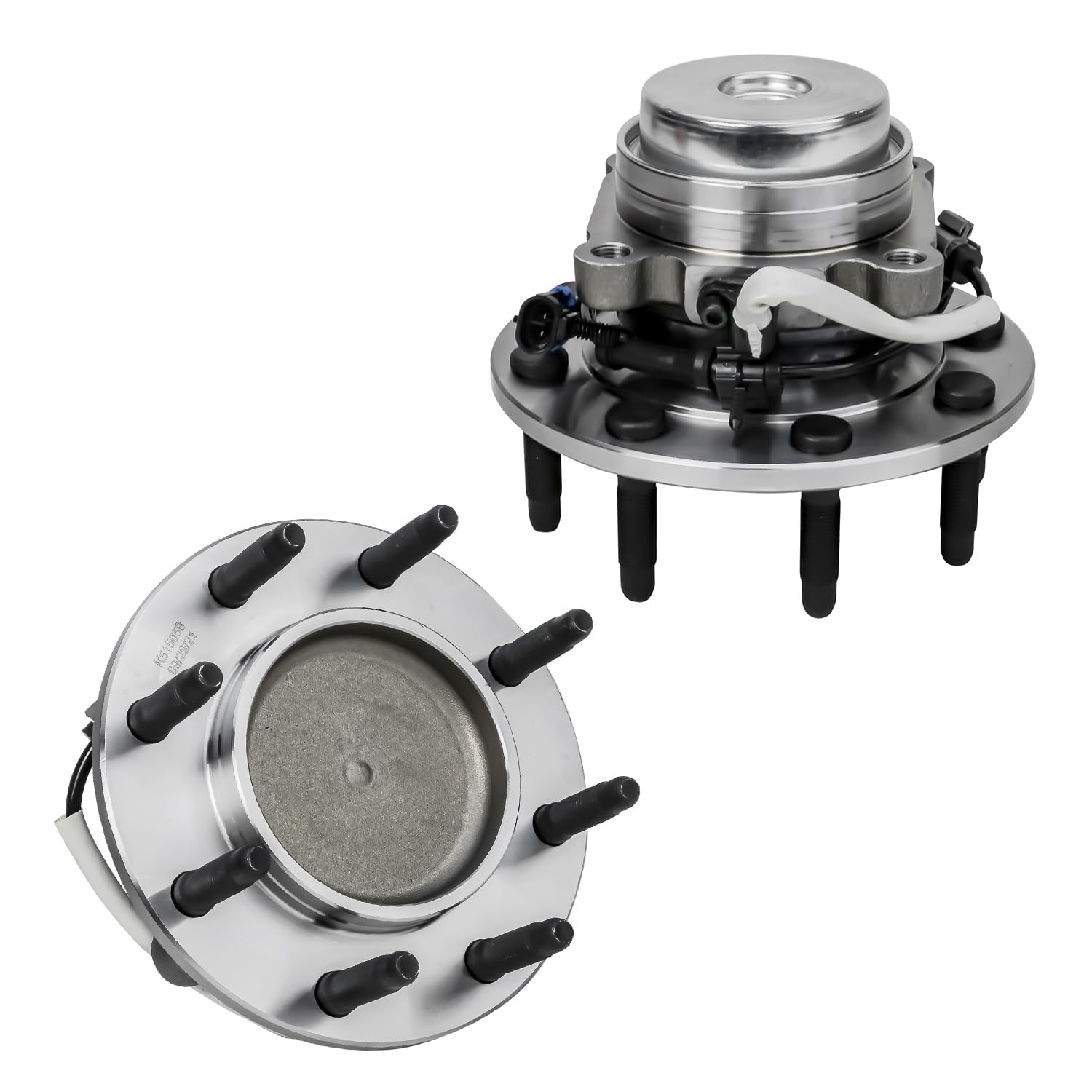 Detroit Axle 2pc Front Wheel Bearing Hub Assembly for GMC Chevy Savana Express 2500 3500 4500 - Replacement Wheel Bearings & Hubs Kit for Smooth Ride & Heavy Duty Towing