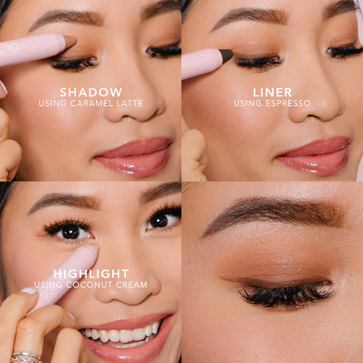 Doll 10 Infinite Color Eye Crayon - Long Lasting Cream Eyeshadow Stick for Easy Eye Makeup | Perfect for Daytime, Night Out & Special Occasions