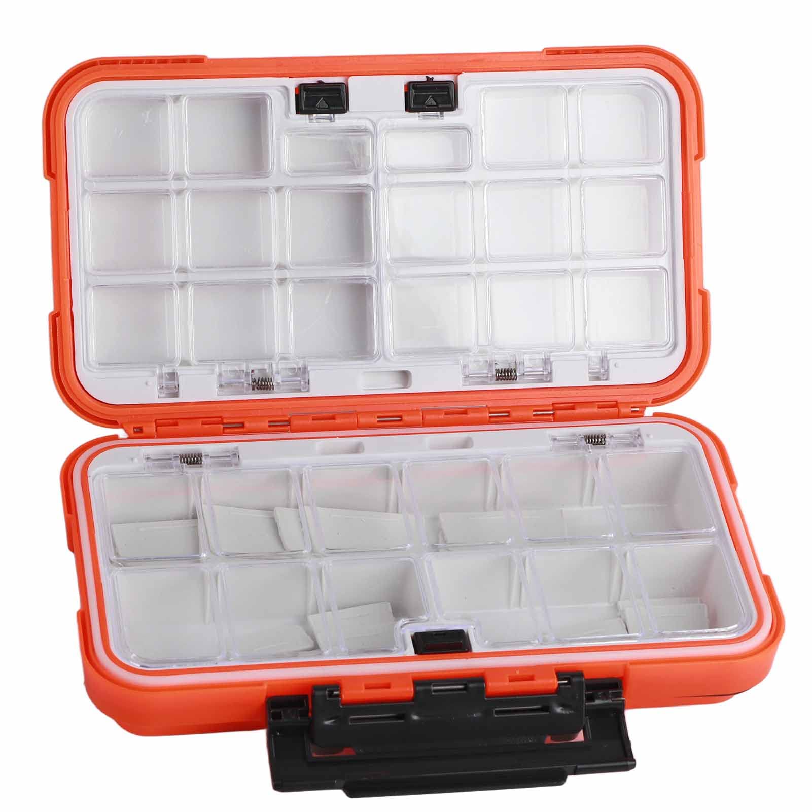 Waterproof Fishing Tackle Box Organizer with Built-in Sliding Switch - Durable Lure & Hook Storage Case for Bass, Trout & Saltwater Fishing - Perfect for Boat, Kayak & Shoreline Fishing Trips
