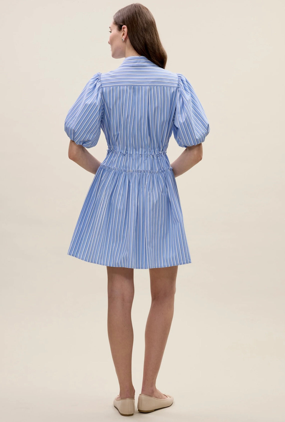 Priya Poplin Shirt Dress - Women's Lightweight Button Down Casual Dress for Summer | Perfect for Office, Brunch & Weekend Outings