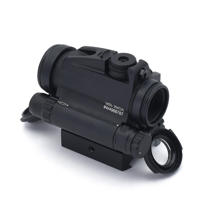 EVOLUTION GEAR Tactical M5b RDS Red Dot Sight Reflex Scope with LRP, BCM & LEAP QD Mount - Full Markings for Hunting, Airsoft & Tactical Shooting | Perfect for Outdoor Adventures, Range Training & Competitive Shooting