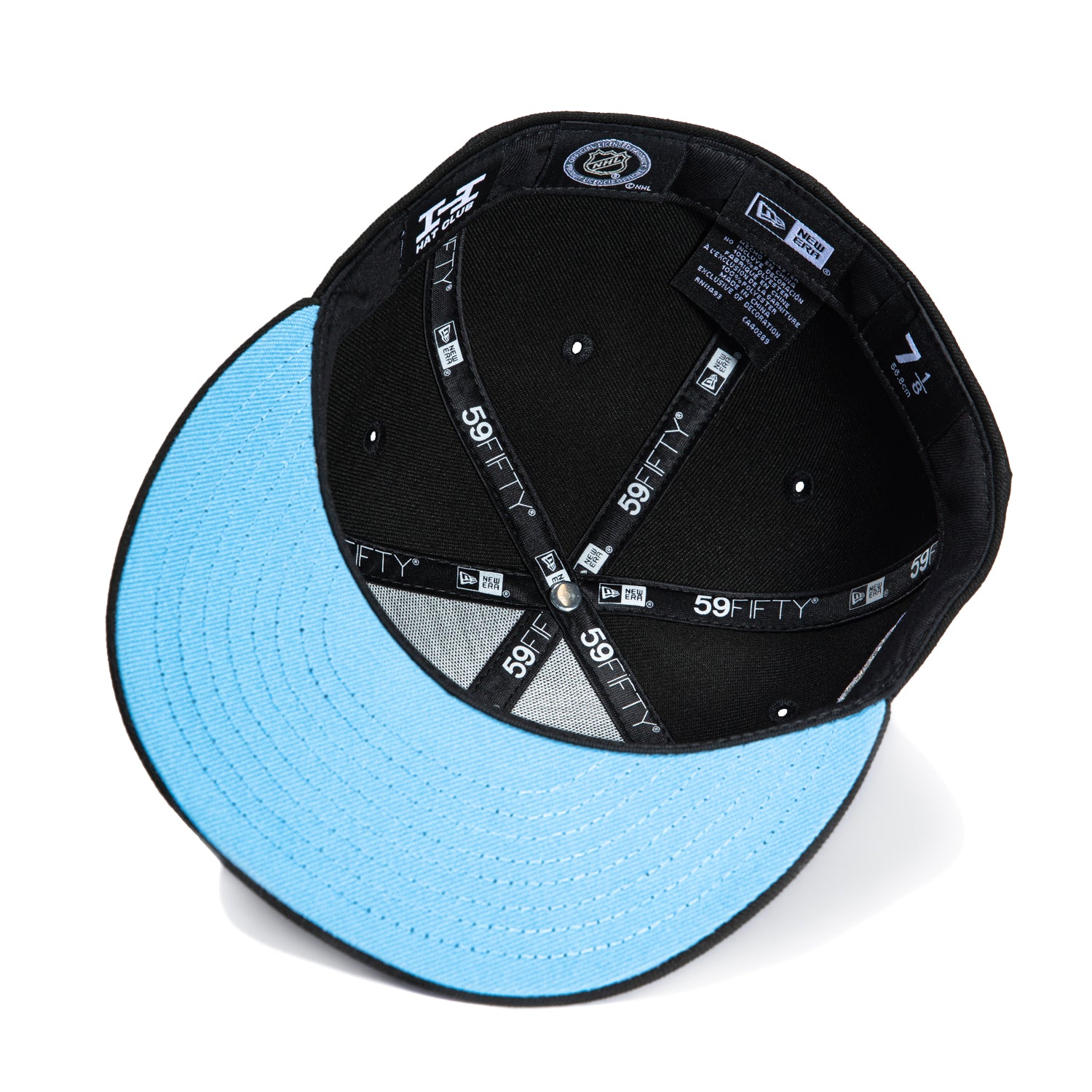 New Era 59Fifty Los Angeles Kings Logo Patch Script Hat - Black & Metallic Silver | Official NHL Snapback Cap for Men & Women | Perfect for Hockey Games, Fan Gear & Streetwear Fashion