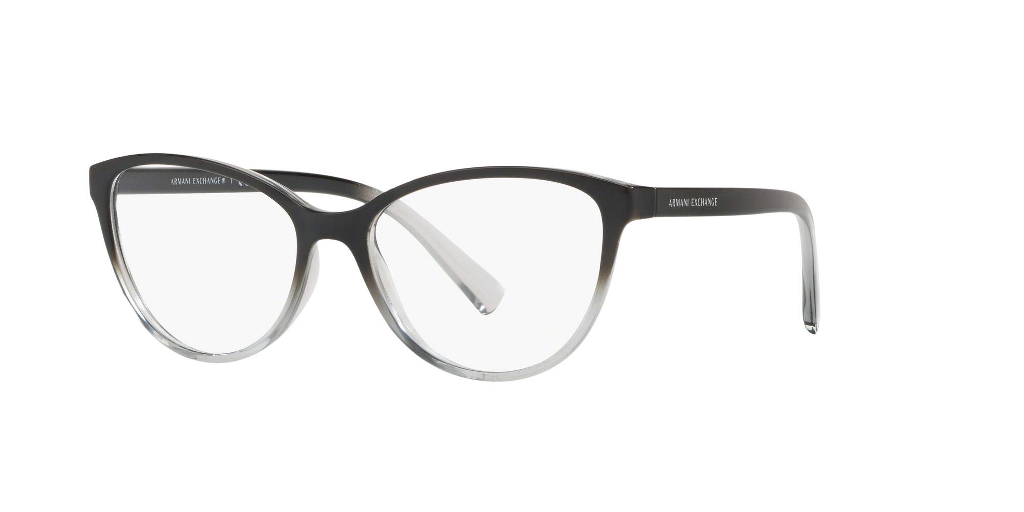 Armani Exchange Women's AX3053 Square Prescription Eyeglass Frames - Stylish & Lightweight for Work, Reading & Everyday Wear