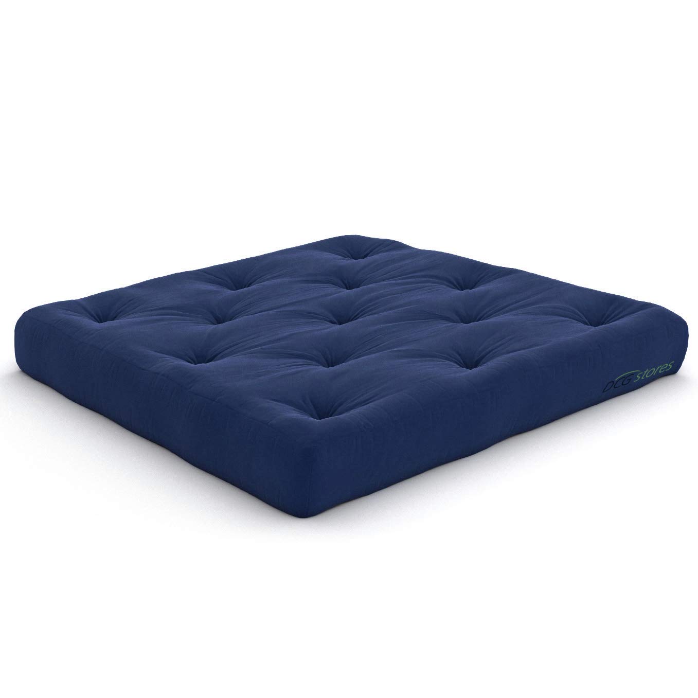 Nirvana Futons 6-Inch Comfort Loveseat Futon Mattress - Navy Twill, Made in USA | Perfect for Small Spaces, Guest Rooms & Dorm Rooms