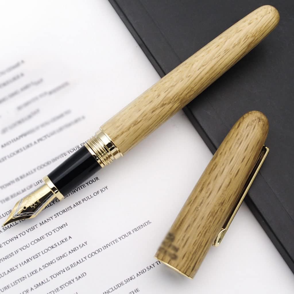 Handmade Fountain Pen with Fine Tip - Elegant Writing & Calligraphy Pen for Office, School, and Gift Giving | Smooth Ink Flow for Professional Notes, Artistic Lettering, and Daily Journaling
