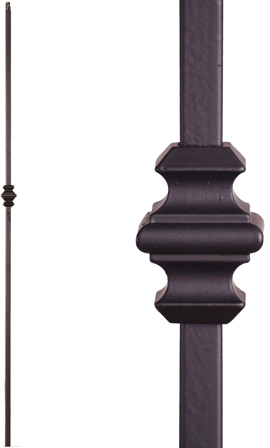 Black Satin Iron Stair Baluster - 16.1.34