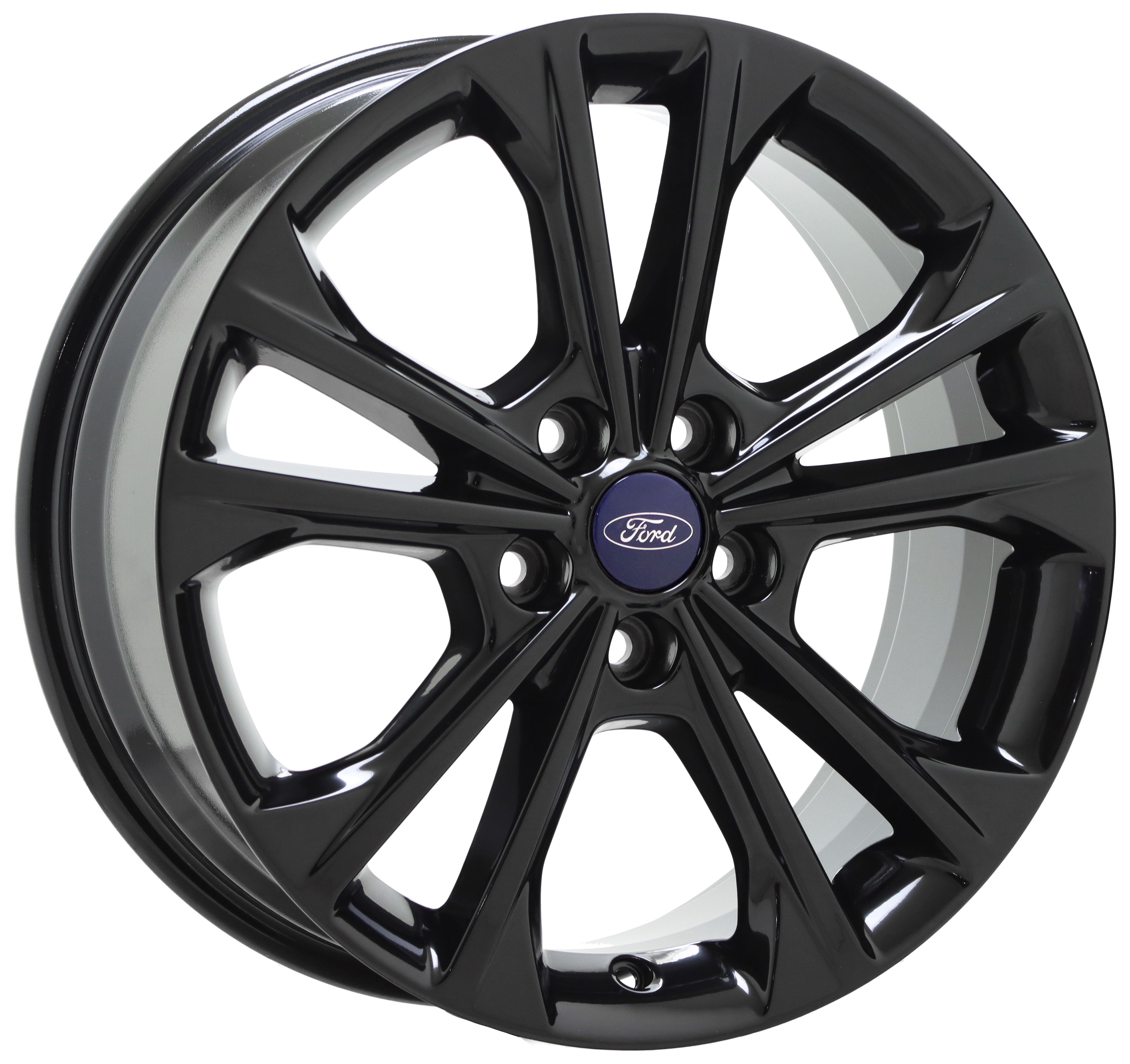 17 Ford Escape Gloss Black OEM Factory Wheels Rims Set 10108 - Perfect Replacement for Off-Road & City Driving