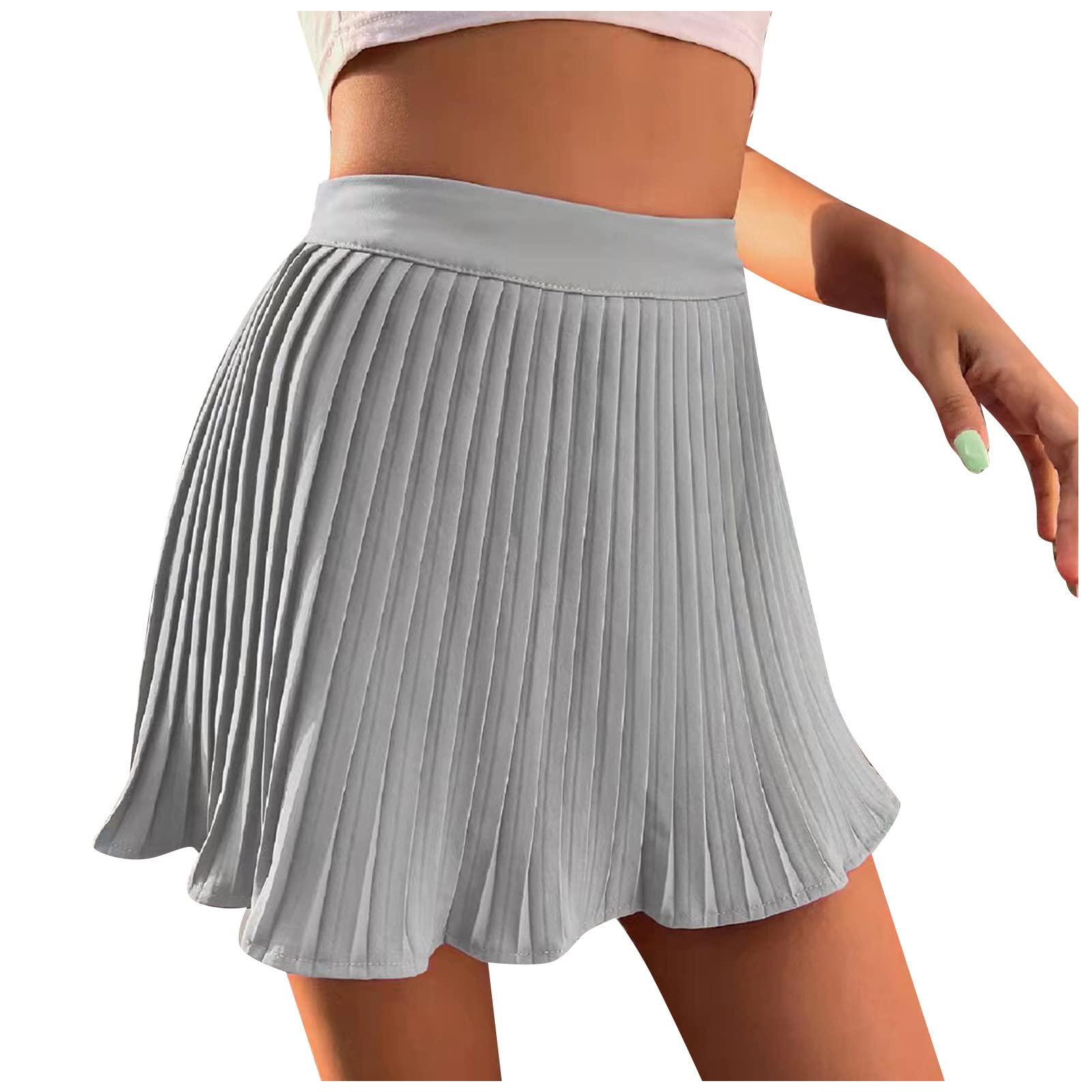 Women's High Waist Plaid A-Line Swing Skirt - Flowy Summer Mini Skirt for Casual Outfits & Beach Vacations | Perfect for Parties, Dates & Summer Fashion