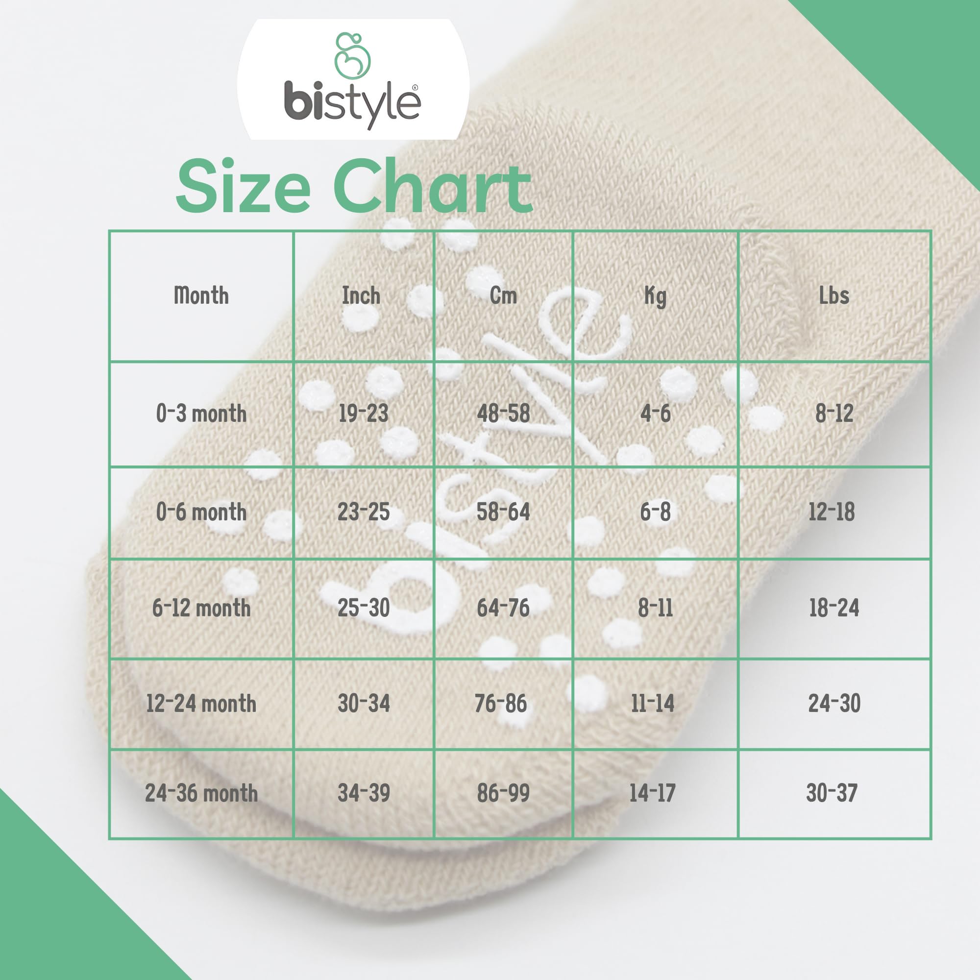 Bistyle Baby Girls Thick Warm Soft Organic Cotton Tights & Leggings | Non-Slip Pantyhose for Newborns, Infants & Toddlers | Perfect for Winter, Playtime & Everyday Comfort