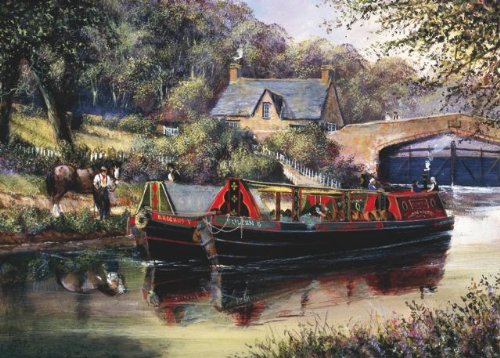 Waterways Otterhouse 1000-Piece Jigsaw Puzzle - Premium Quality Puzzle for Adults & Families | Perfect for Relaxation, Home Decor & Family Game Night