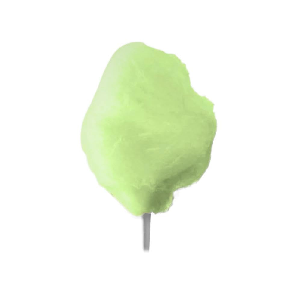 Cotton Candy Floss Sugar (2 Pack, Green Lime Flavor) - 22 oz Bulk Cotton Candy Mix for Machine - Makes 44 Cones - Perfect for Parties, Carnivals & DIY Sweet Treats