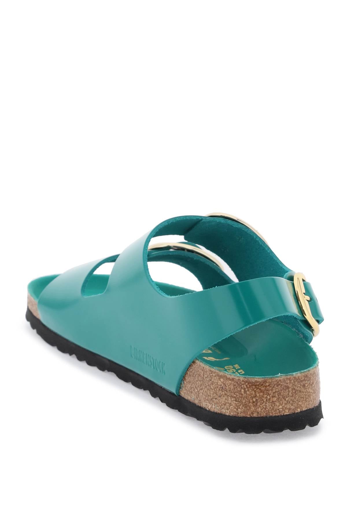 Birkenstock Milano Big Buckle Sandals for Women - Comfortable Leather Footbed Slides - Perfect for Casual Wear, Beach, and Summer Outfits