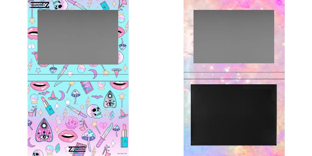 Custom Extra Large Z Palette - Magnetic Makeup Palette for Eyeshadows & Blush - Perfect for Professional Makeup Artists & Travel