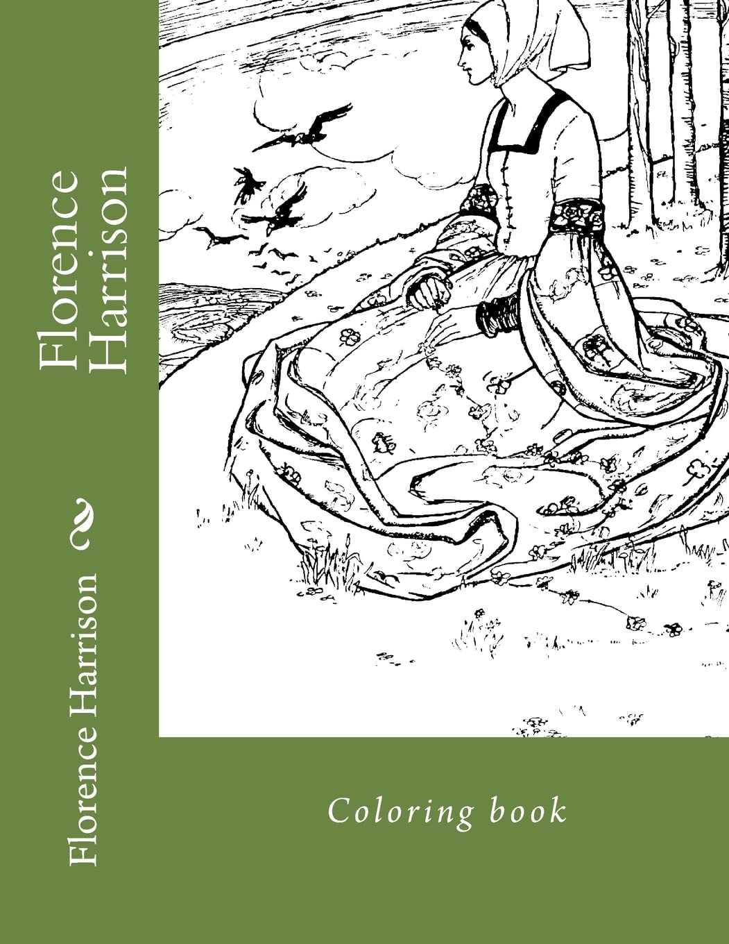 Florence Harrison Coloring Book for Adults - Beautiful Floral & Nature Designs | Stress Relief, Relaxation & Creativity | Perfect for Gifts, Art Therapy & Home Decor