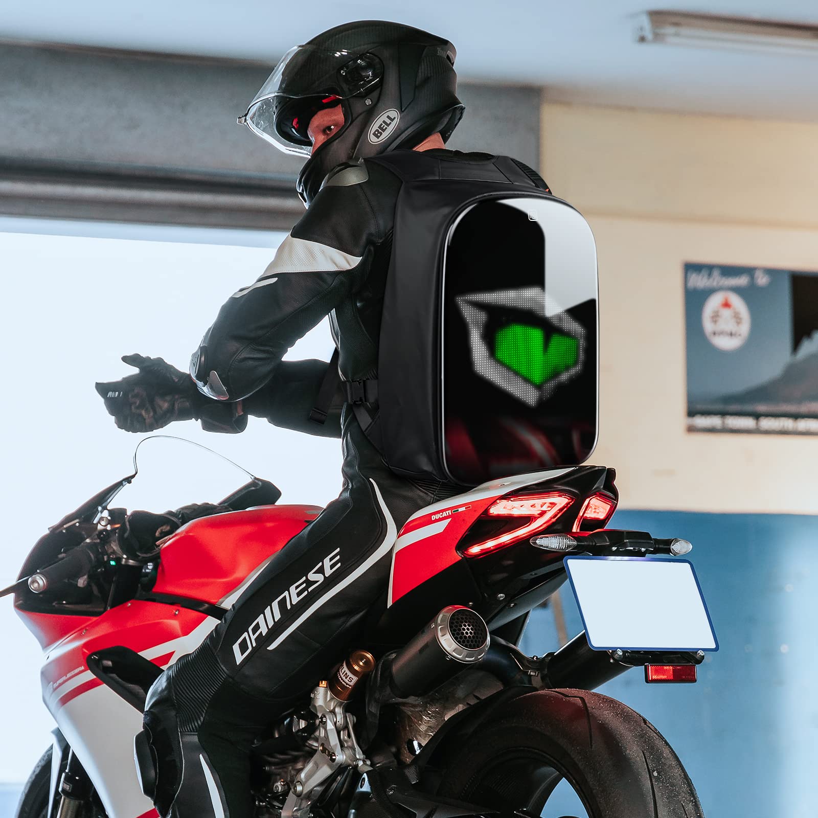 Gelrova LED Motorcycle Helmet Backpack - 17