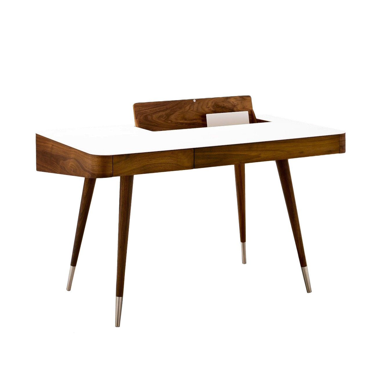 Nissen Gehl MDD AK1330 Modern Office Desk - Ergonomic Computer Desk for Home & Office Workspace, Compact Design with Durable Steel Frame - Perfect for Small Spaces, Study Rooms & Remote Work