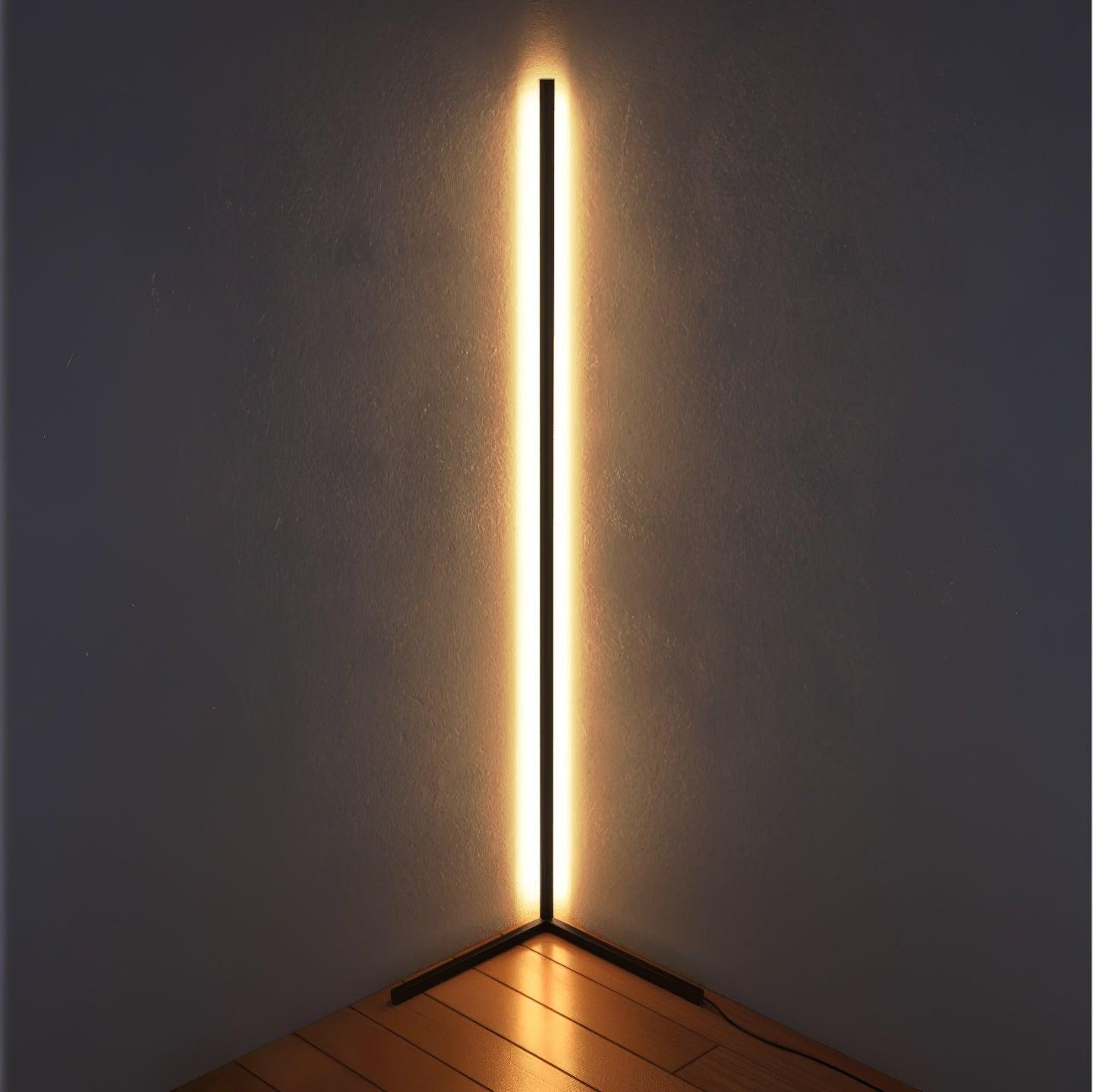 Modern Minimalist LED Floor Lamp with Adjustable Brightness - Perfect for Living Room, Bedroom, and Office Lighting