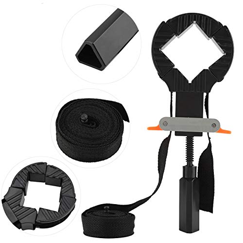 Quick Release Band Clamp for Woodworking - Heavy Duty Strap Clamp with Frame Holder for Picture Frames, DIY Projects & Furniture Making | Easy Adjustable Belt Clamp for Secure Woodworking & Crafting