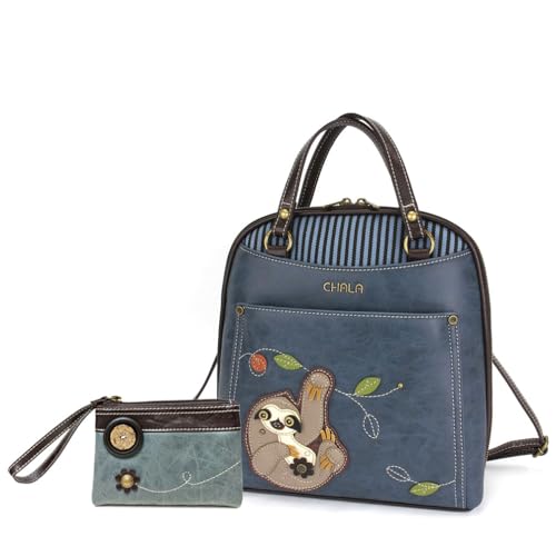 Sloth Backpack and Wallet Combo