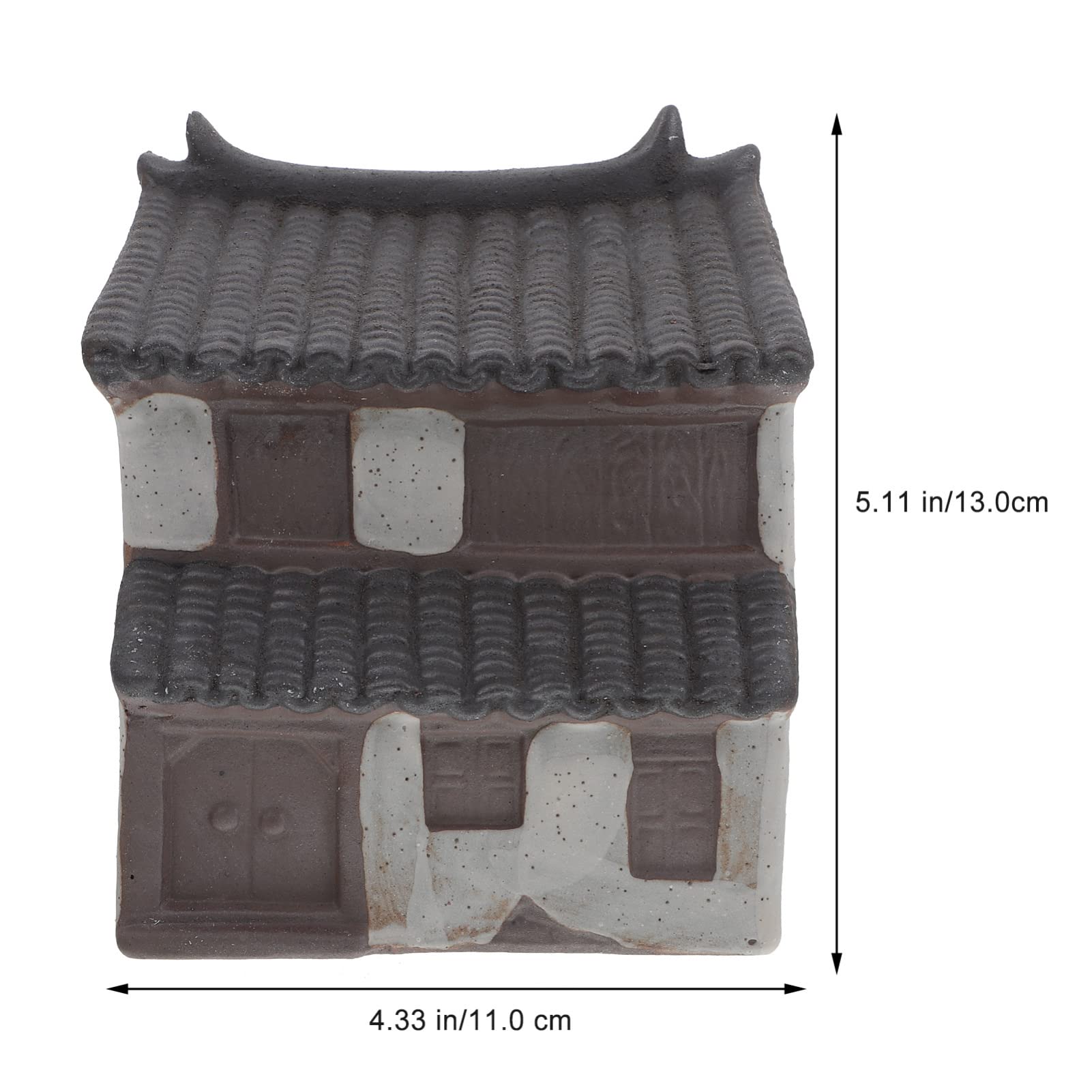 Creative Ceramic House-Shaped Flower Pot - Decorative Planter for Bonsai, Succulents & Indoor Plants | Perfect for Home Gardening, Office Decor & Gift Ideas