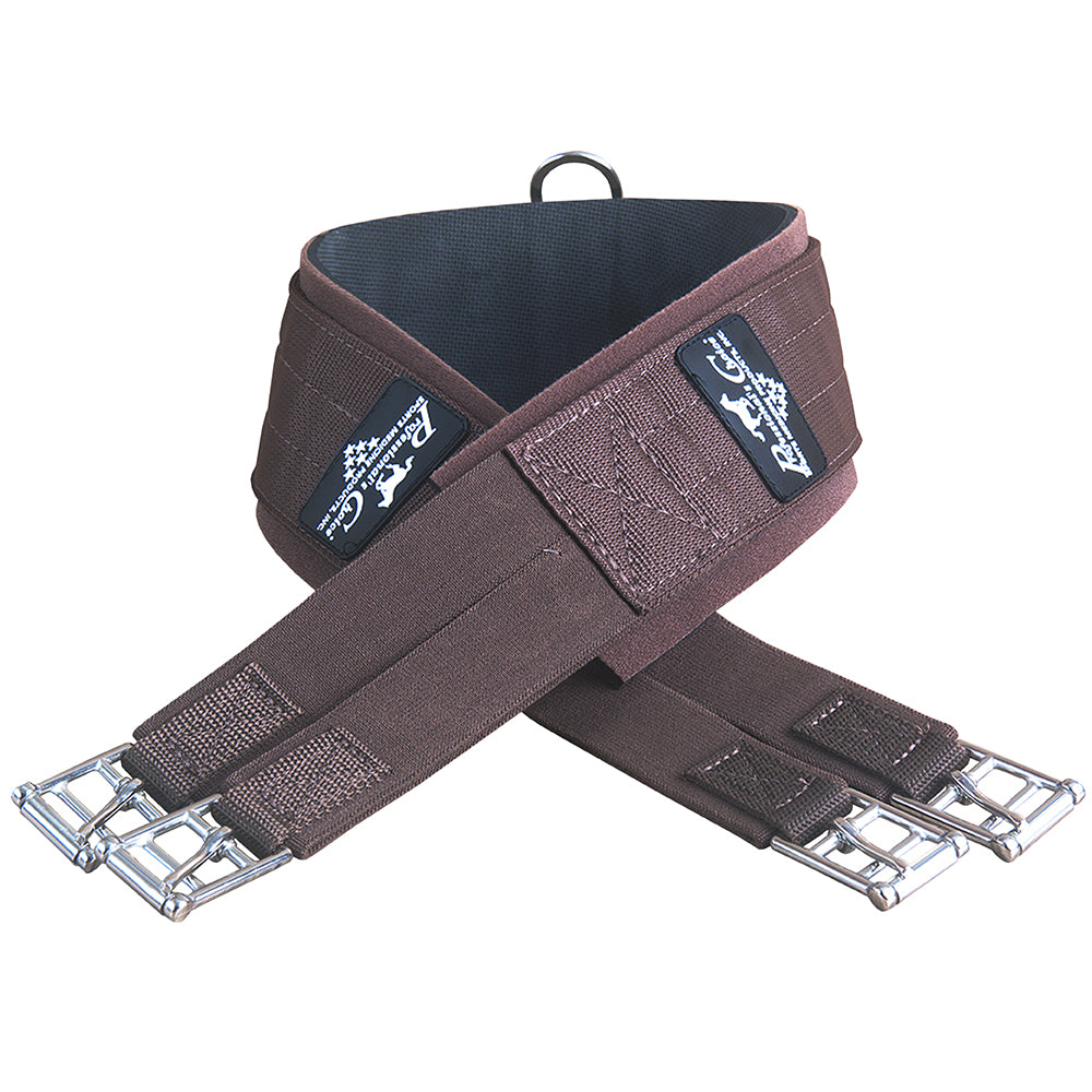 48 Inch Brown Professional Choice SMX Horse English Saddle Girth Cinch - Durable Stainless Steel Buckles for Equestrian Riding, Dressage & Show Jumping