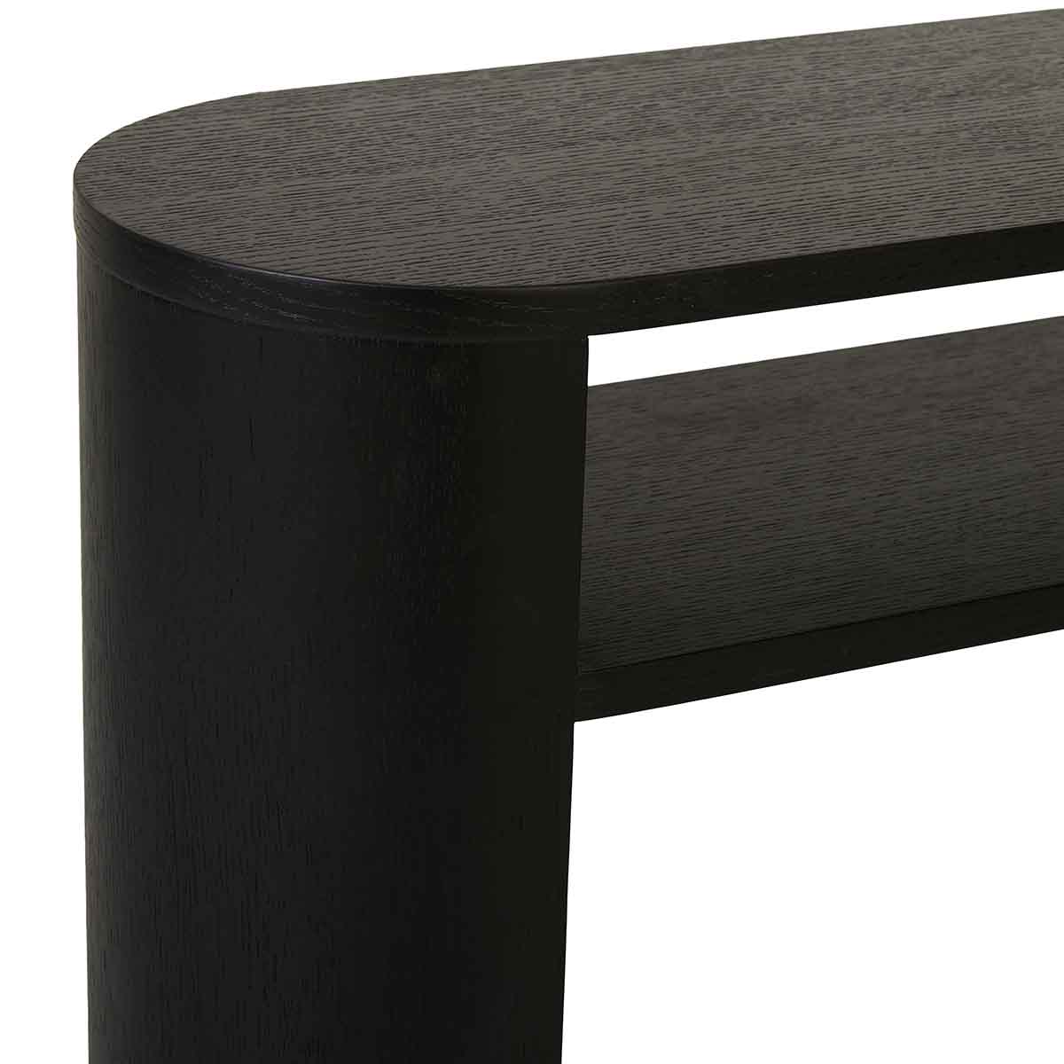 Classic Oval Small Shelf Console - Elegant Entryway Table for Hallway, Living Room & Bedroom Decor | Perfect for Storage & Display