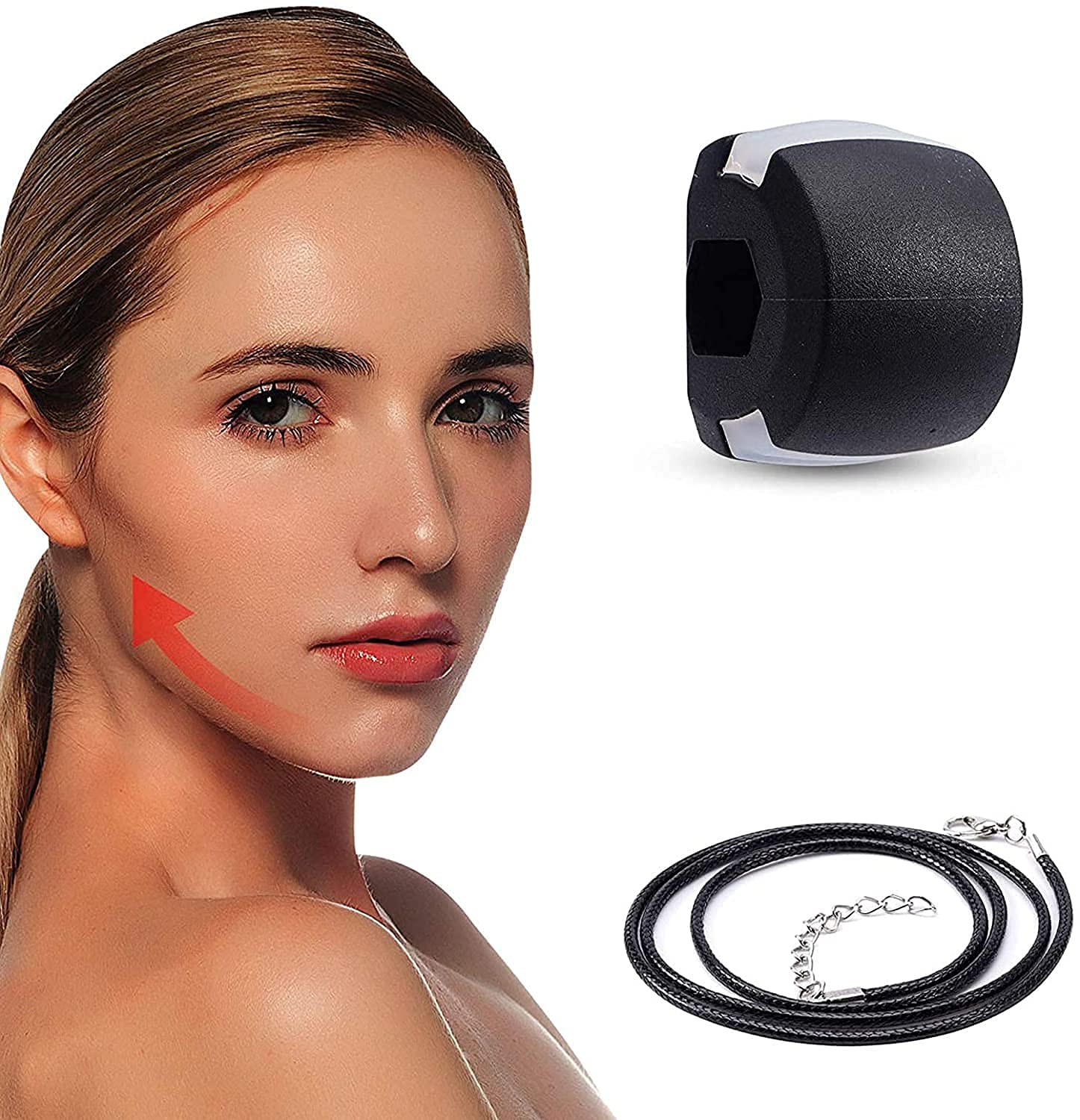 Ritmo Beauty Jaw Exerciser for Women & Men - Slim & Tone Face, Natural Face Lift, Define Jawline for a Younger & Healthier Look | Perfect for Home Workouts, Fitness Routines & Anti-Aging Skincare