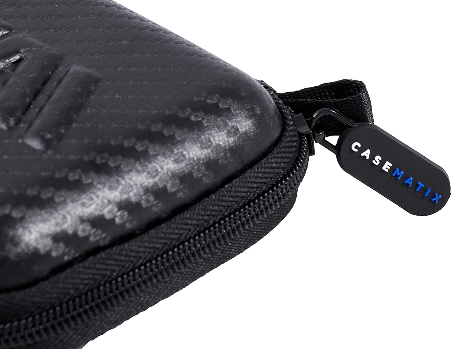 CASEMATIX Hard Shell Travel Case for MagSafe Duo Charger & Cable - Protective Storage with Wrist Strap & Reinforced Zipper - Perfect for Travel, Office & Daily Organization
